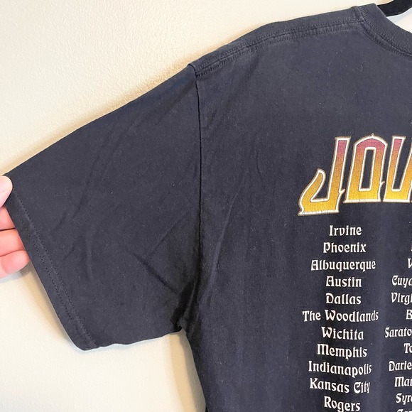 Journey Band 2016 Fest Tour Short Sleeve Crew Graphic Black T-Shirt Size Large - Picture 7 of 13